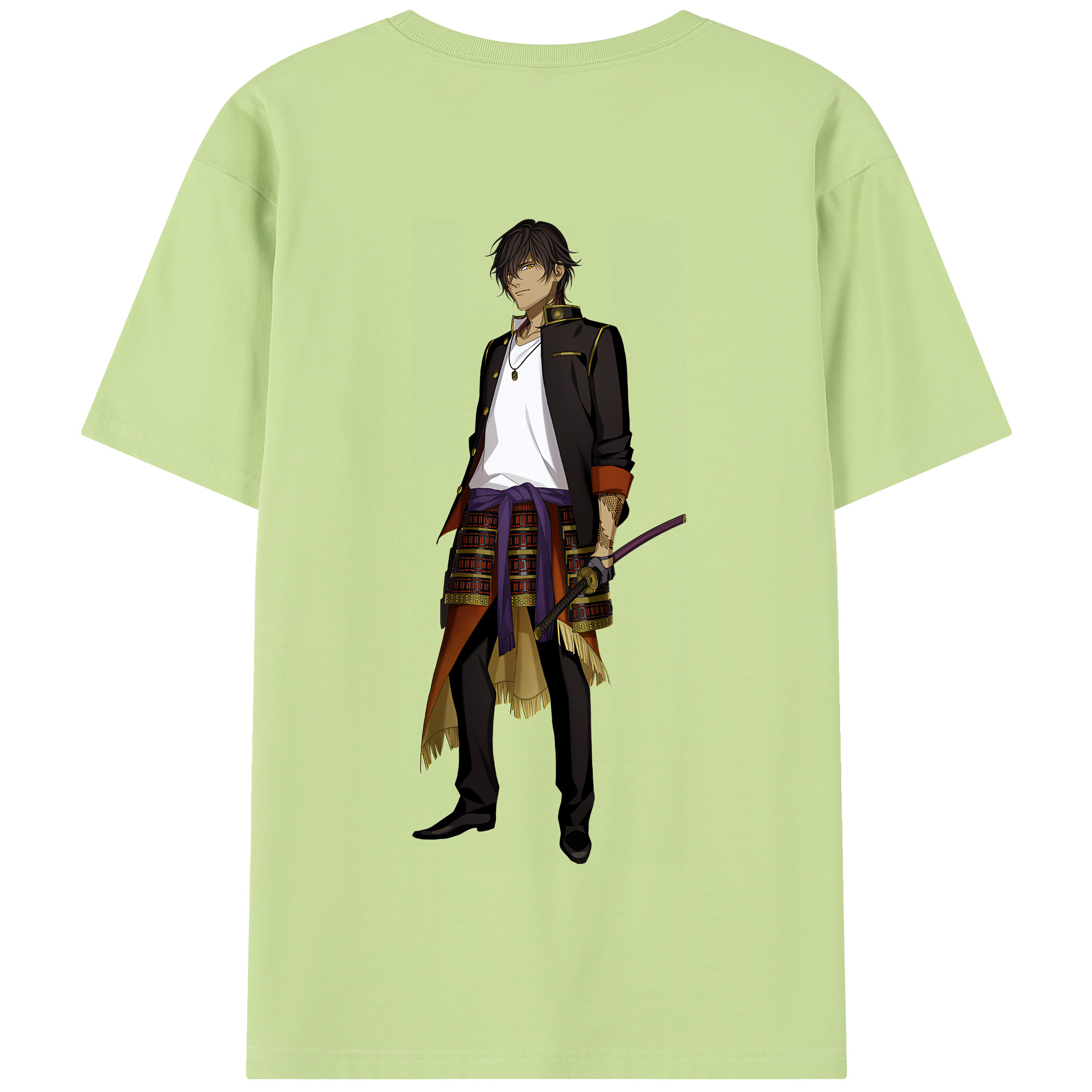 （画像用） 刀剣乱舞 Touken Ranbu 綿100％半袖Tシャツ（背面プリント）